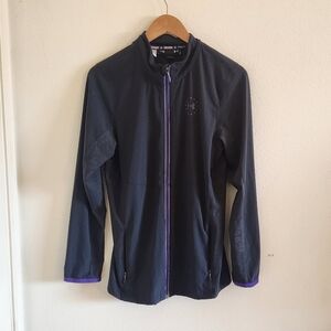 Under armour freedom wounded warrior project black with purple outline jacket